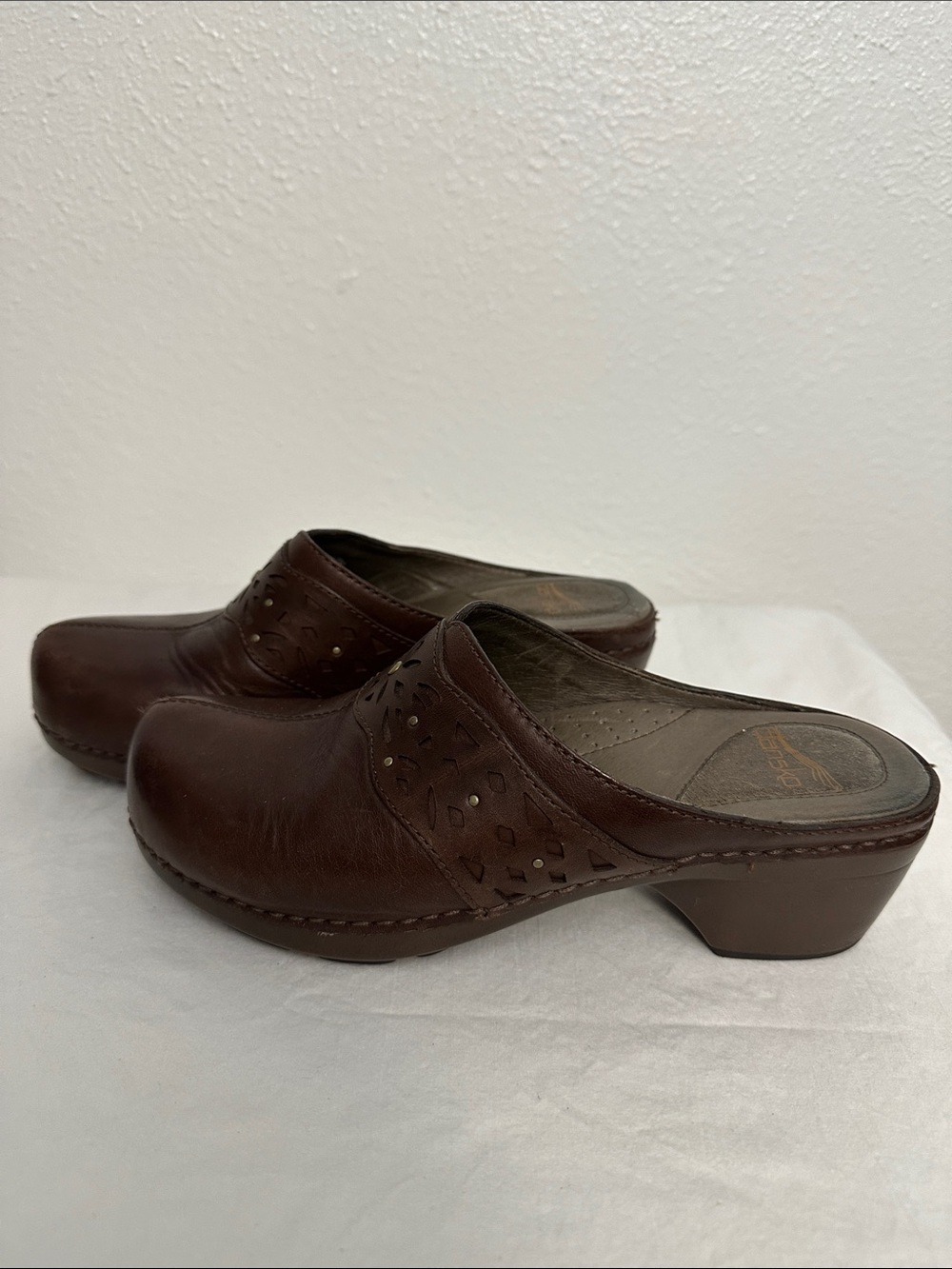 Dansko Studded Leather clogs/Mules